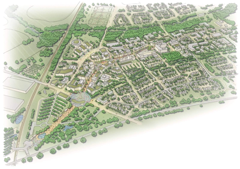 Worcestershire parkway drawing of plan