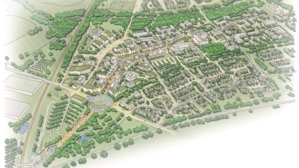 Worcestershire parkway drawing of plan