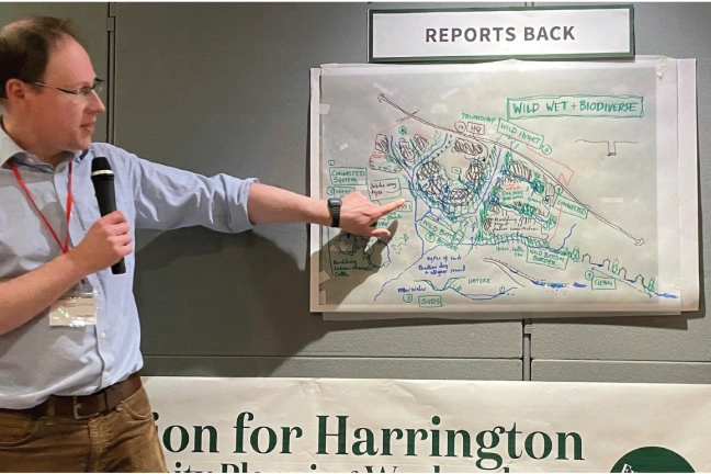 Community Engagement Day Looking at a Map